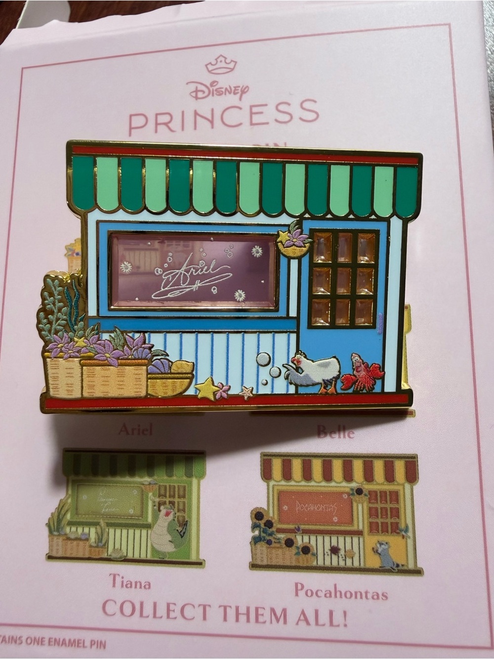 Disney Princess Ariel store Blue Enamel Pin